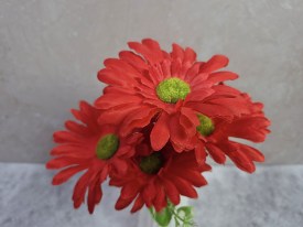 Ramo 5 flores grandes dobles varios colores
